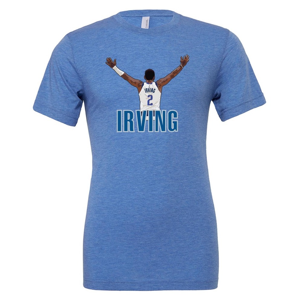 TRIBLEND Dallas Irving Dallas Mavericks Mavs Shirt T-Shirt